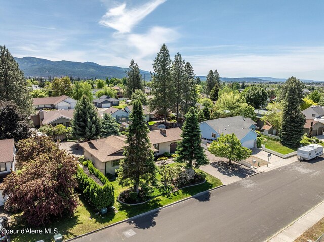 407 W Musket Ave, Post Falls, ID 83854 - aerial view of residential area with mountains
