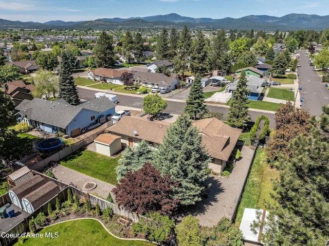 407 W Musket Ave, Post Falls, ID 83854 - aerial view of residential area with mountains