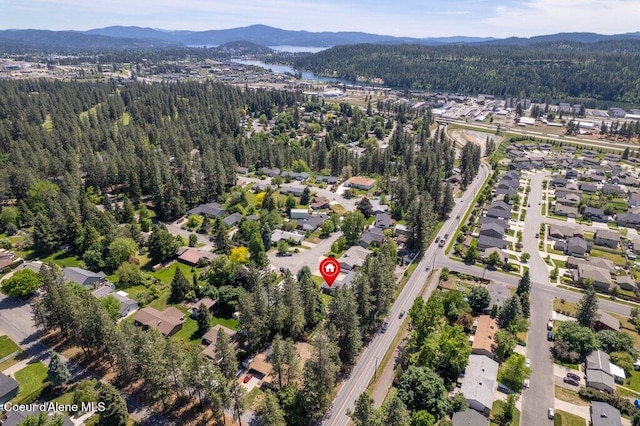 3623 W Hillcrest Cir, Coeur Dalene, ID 83815 - view of property location with a forest and mountains