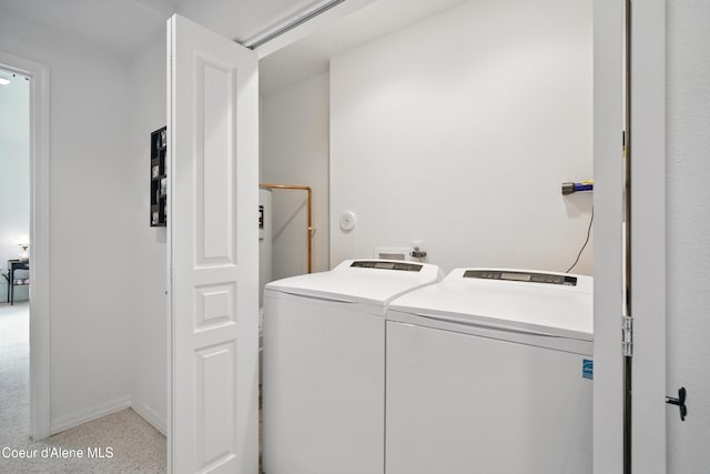 29808 N Caribou Ave, Athol, ID 83801 - washroom with washing machine and dryer