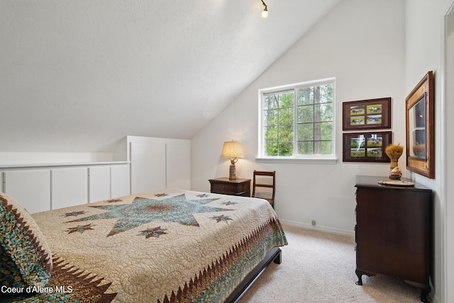 29808 N Caribou Ave, Athol, ID 83801 - bedroom featuring carpet and vaulted ceiling