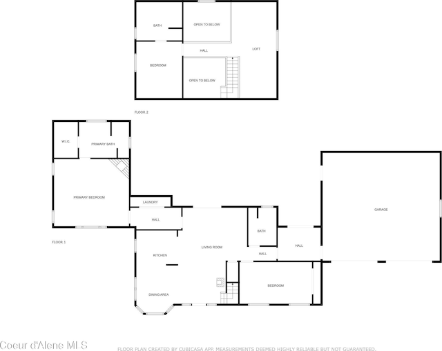 29808 N Caribou Ave, Athol, ID 83801 - view of floor plan / room layout