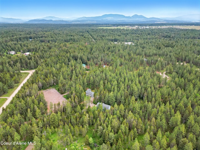 29808 N Caribou Ave, Athol, ID 83801 - view of property location with a forest and mountains