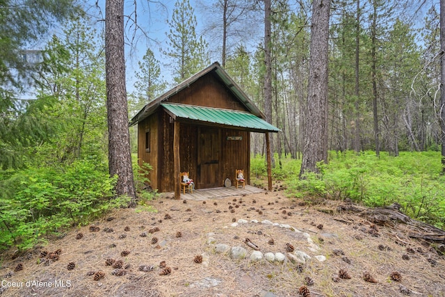 29808 N Caribou Ave, Athol, ID 83801 - view of outbuilding featuring a wooded view