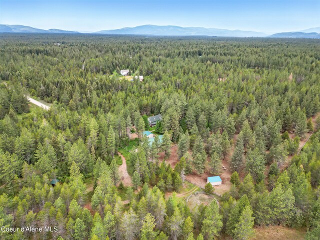 29808 N Caribou Ave, Athol, ID 83801 - aerial view of a heavily wooded area and mountains