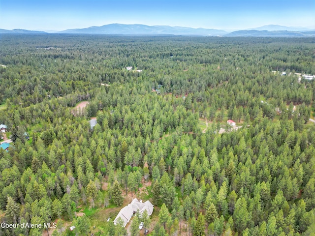 29808 N Caribou Ave, Athol, ID 83801 - aerial view of a forest and a mountainous background
