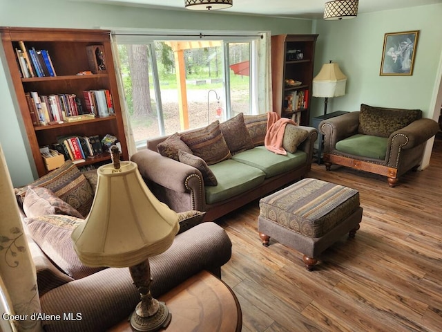 16488 N Atlas Rd, Rathdrum, ID 83858 - living room with wood finished floors