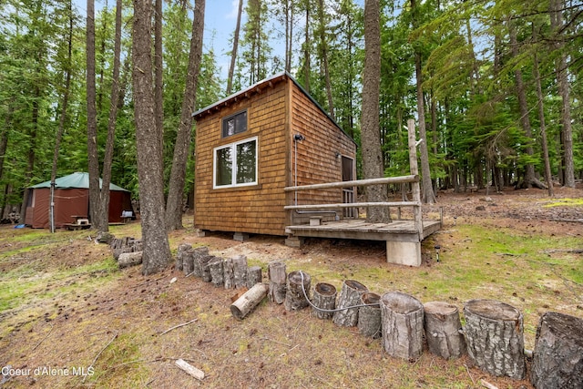 90 Bartoo Is Shr, Priest Lake, ID 83856 - view of side of property featuring an outdoor structure