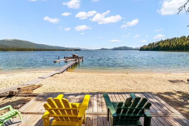 90 Bartoo Is Shr, Priest Lake, ID 83856 - dock with a water and mountain view