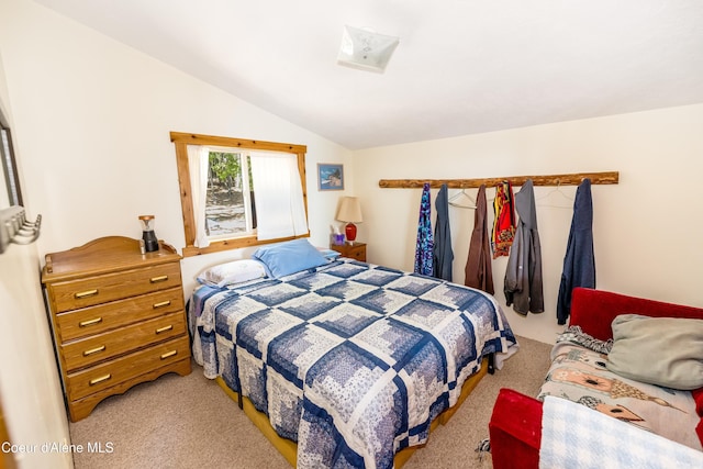 90 Bartoo Is Shr, Priest Lake, ID 83856 - bedroom with carpet and lofted ceiling