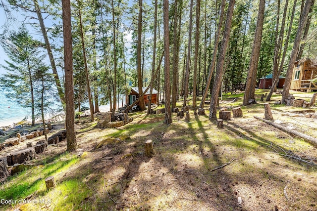 90 Bartoo Is Shr, Priest Lake, ID 83856 - view of yard with a water view