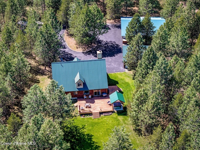 27294 N Clagstone Rd, Athol, ID 83801 - view from above of property