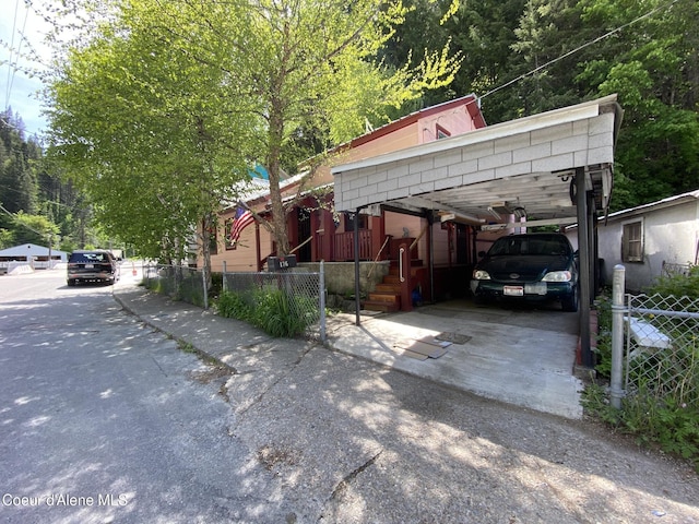 176 King St, Wallace, ID 83873 - view of front facade with concrete driveway