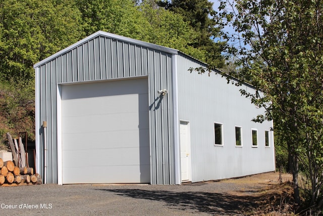 22884 S High Dr, Worley, ID 83876 - detached garage featuring driveway