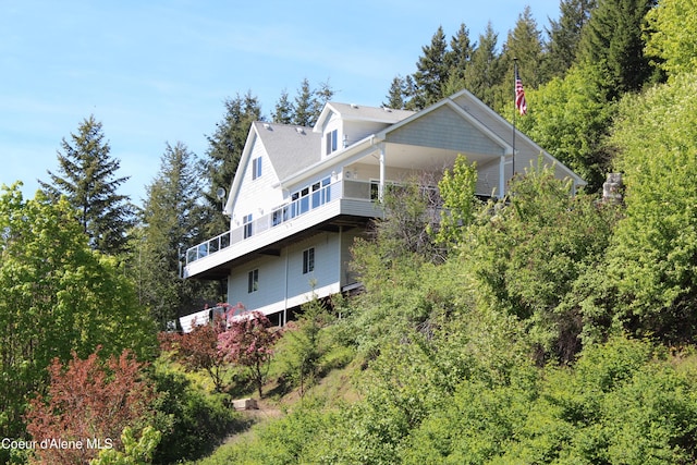 22884 S High Dr, Worley, ID 83876 - view of side of property featuring a balcony