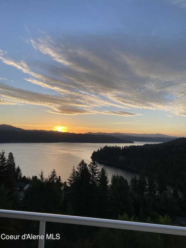 22884 S High Dr, Worley, ID 83876 - water view with a mountainous background