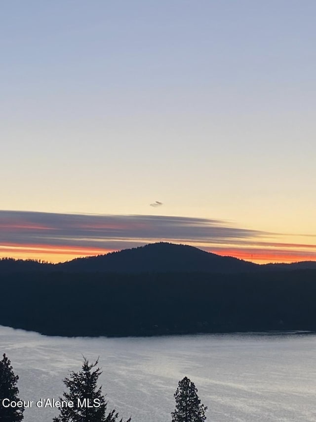 22884 S High Dr, Worley, ID 83876 - water view featuring a mountainous background