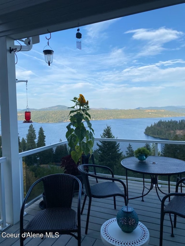 22884 S High Dr, Worley, ID 83876 - balcony with a water view