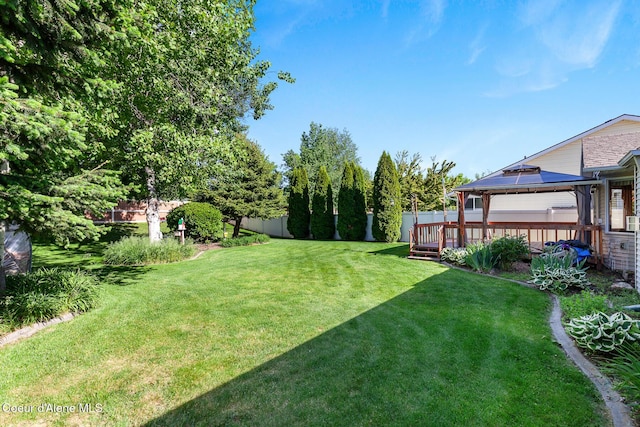 3391 W Loxton Loop, Coeur Dalene, ID 83815 - view of yard with a gazebo
