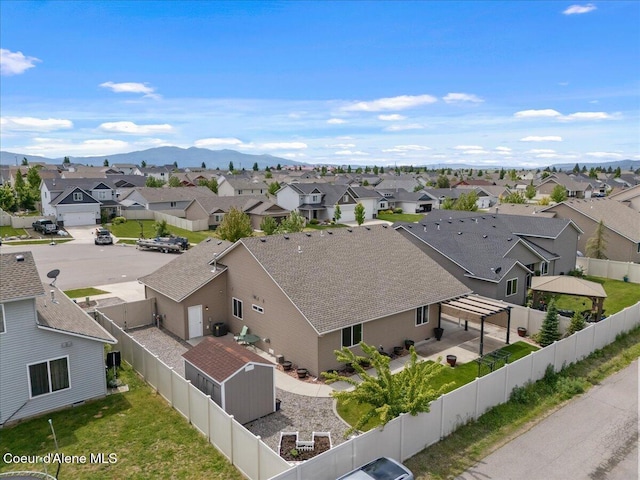 6463 W Conner St, Rathdrum, ID 83858 - aerial view of residential area featuring mountains
