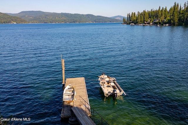 36799 W Coeur D Alene Lake Shr, Coeur Dalene, ID 83814 - dock with a water and mountain view