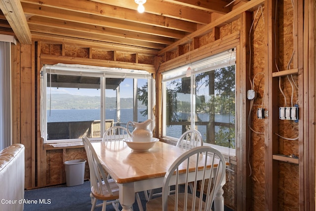 36799 W Coeur D Alene Lake Shr, Coeur Dalene, ID 83814 - dining area featuring radiator and a water view