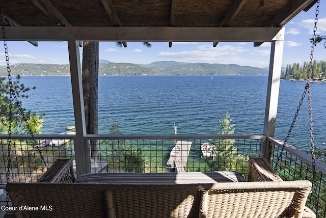36799 W Coeur D Alene Lake Shr, Coeur Dalene, ID 83814 - water view with a mountainous background