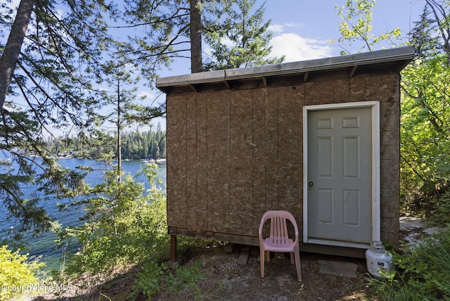 36799 W Coeur D Alene Lake Shr, Coeur Dalene, ID 83814 - view of shed with a water view
