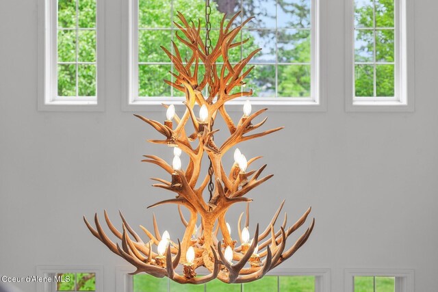 2946 E Point Hayden Dr, Hayden Lake, ID 83835 - detailed view of a chandelier