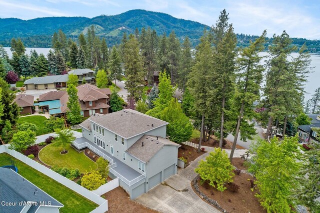 2946 E Point Hayden Dr, Hayden Lake, ID 83835 - aerial view of mountains