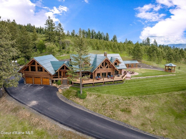 17442 S Painted Rose Rd, Worley, ID 83876 - view of subject property with a heavily wooded area