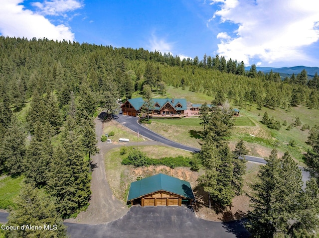 17442 S Painted Rose Rd, Worley, ID 83876 - view of subject property with a heavily wooded area
