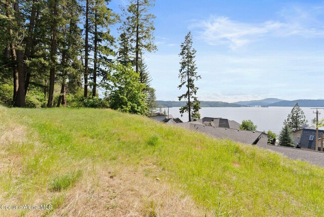 2406 S Silver Beach Rd, Coeur Dalene, ID 83814 - view of yard featuring a water view