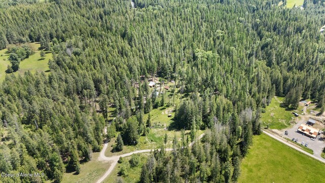 99 Broten Way, Sagle, ID 83860 - aerial view of property's location with a heavily wooded area