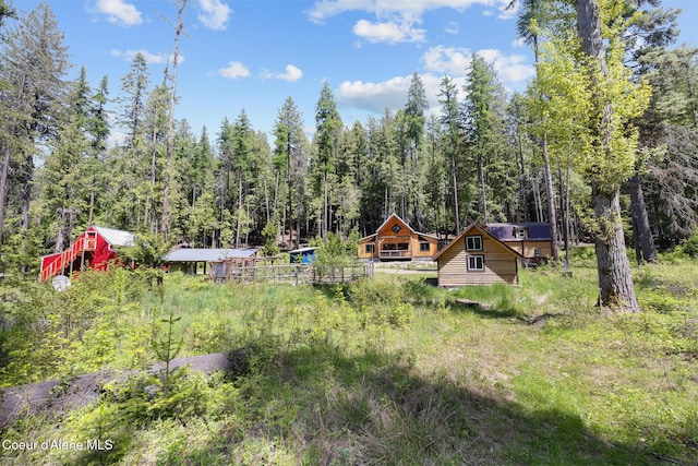 99 Broten Way, Sagle, ID 83860 - view of yard with a forest view