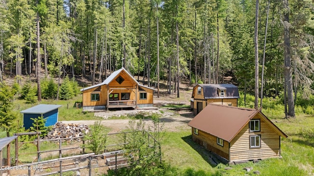 99 Broten Way, Sagle, ID 83860 - aerial view of property and surrounding area featuring a forest