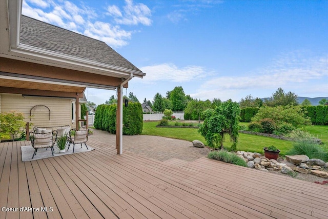 1874 W Polo Green Ave, Post Falls, ID 83854 - deck with a lawn