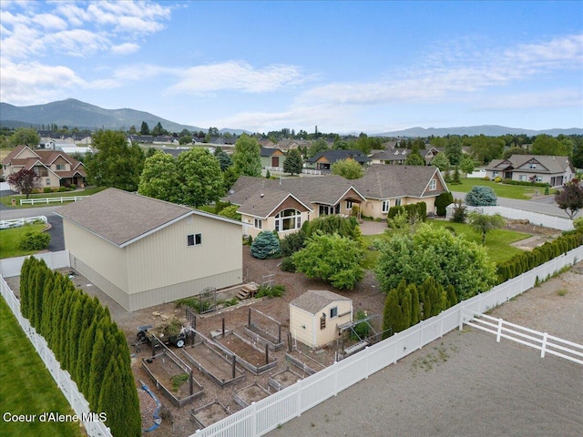 1874 W Polo Green Ave, Post Falls, ID 83854 - aerial perspective of suburban area with a mountain backdrop