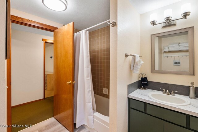 176 Swan Shores Dr, Sagle, ID 83860 - bathroom with shower / tub combo and vanity