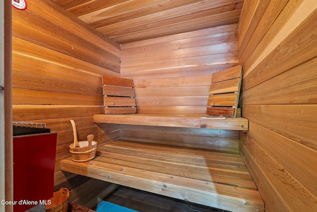 176 Swan Shores Dr, Sagle, ID 83860 - relaxing sauna / steam room with wood walls