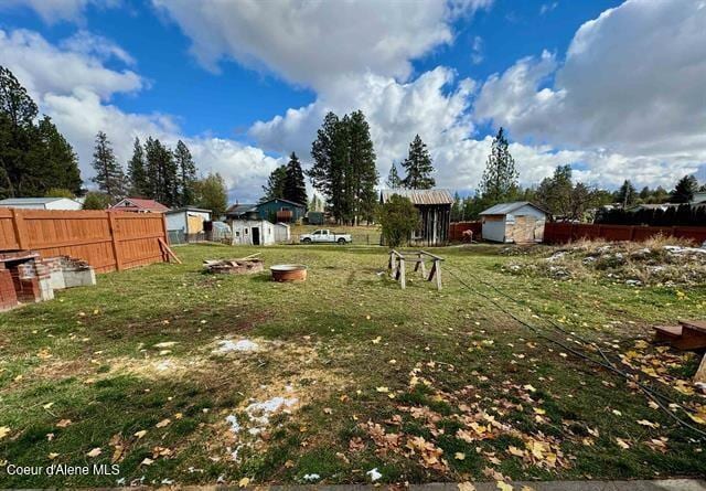 602 Spalding Ave, Winchester, ID 83555 - view of yard