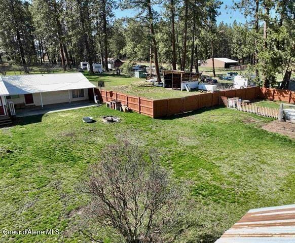 602 Spalding Ave, Winchester, ID 83555 - view of yard
