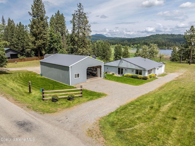 13744 N Hauser Lake Rd, Hauser, ID 83854 - view from above of property featuring a forest