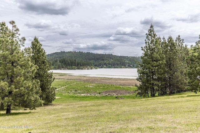 13744 N Hauser Lake Rd, Hauser, ID 83854 - water view with a forest