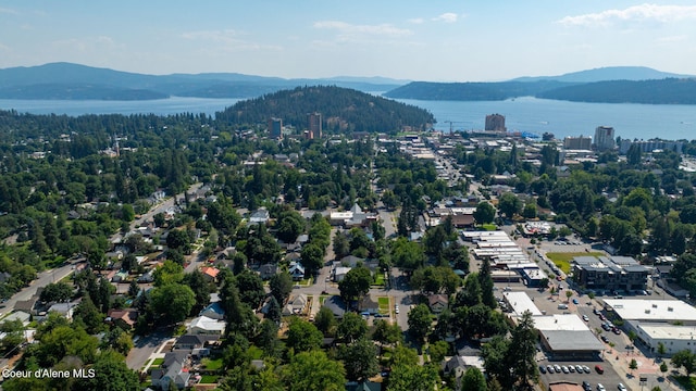 924 N 6th St, Coeur Dalene, ID 83814 - bird's eye view of a water and mountain view