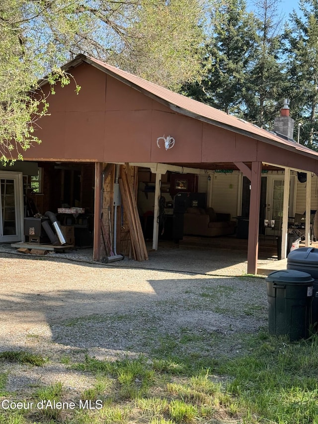 30625 Pastime St, Athol, ID 83801 - view of parking with a carport