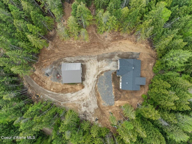 12671 E Trout Pond Rd, Athol, ID 83801 - bird's eye view