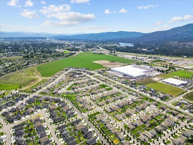 1482 N Skykomish Dr, Post Falls, ID 83854 - drone / aerial view of a mountain backdrop