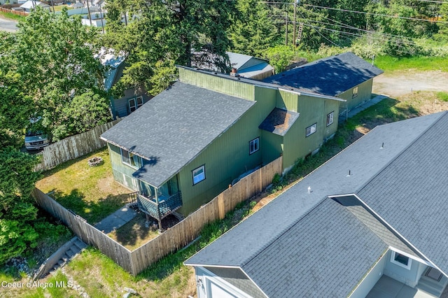 5739 W Maine St, Spirit Lake, ID 83869 - view from above of property