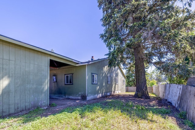 5739 W Maine St, Spirit Lake, ID 83869 - view of fenced backyard